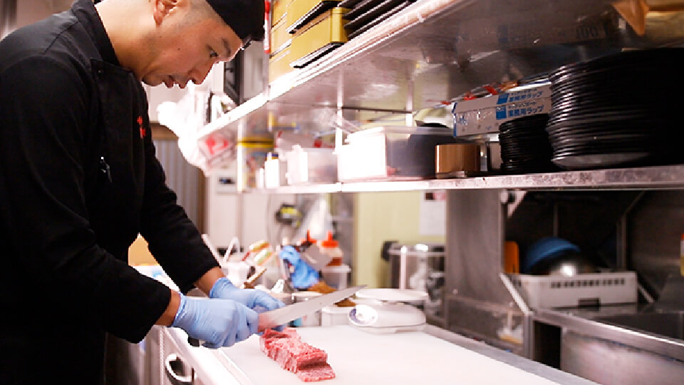 プロが丁寧に調理