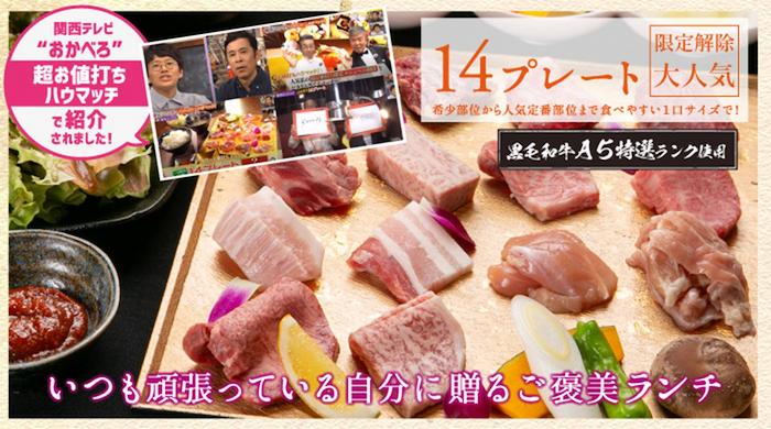 14プレート1日限定30食